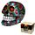 Fantasy Ornament - Floral Day of the Dead Skull