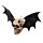 Gothic Wall Plaque - Devil Bat Skull