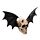 Gothic Wall Plaque - Devil Bat Skull