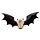 Gothic Wall Plaque - Devil Bat Skull