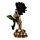 Gothic Skull Decoration - Skeleton Hand Holding Black Rose