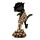 Gothic Skull Decoration - Skeleton Hand Holding Black Rose
