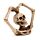 Gothic Skull Decoration - Skull and Skeleton Arms Heart