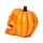 Decorative Ornament - Pumpkin Skull