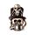 Decorative Ornament - Steampunk Style Skull with Gas Mask & Top Hat