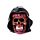 Decorative Ornament - Day of the Dead Purple Skull with Hood