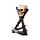 Resin Tea Light Holder - Skull Head with Scythe Tripod