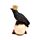 Decorative Ornament - Crow Wearing Crown Standing on Skulls