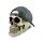 Decorative Ornament - Skull with Backwards Baseball Cap