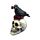 Decorative Ornament - Skull with Raven & Red Roses