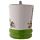 Shaped Handle Ceramic Mug - Garden Hose