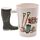 Shaped Handle Ceramic Mug - Garden Wellington