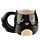 Novelty Shaped Ceramic Mug - Feline Fine Black Cat