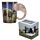 Shaped Handle Ceramic Mug - Elephant Savannah Decal