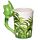 Shaped Handle Ceramic Mug - Tree Frog with Foliage Decal