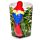 Shaped Handle Ceramic Mug - Parrot with Jungle Decal
