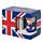 Shaped Handle Ceramic Mug - London Souvenir Queen