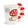 Shaped Handle Ceramic Mug - Cute Mushroom/Toadstool