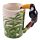 Shaped Handle Ceramic Mug - Toucan Party