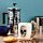 Shaped Handle Ceramic Mug - Skeleton
