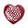Carved Soapstone Ashcatcher Incense Burner - Chakra Heart Shaped Flower of Life
