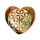 Carved Soapstone Ashcatcher Incense Burner - Chakra Heart Shaped Flower of Life