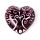 Carved Soapstone Ashcatcher Incense Burner - Chakra Heart Shaped Tree of Life