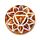 Carved Soapstone Ashcatcher Incense Burner - Chakra Round
