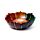 Carved Soapstone Incense Burner Dish - Chakra Lotus Shaped