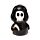 Ceramic Salt & Pepper Set - Skull Boy & Ghost Boy