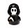 Ceramic Salt & Pepper Set - Skull Boy & Ghost Boy