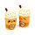 Ceramic Salt & Pepper Set - Hazel the Pumpkin Spiced Latte Foodiemals