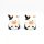Ceramic Salt & Pepper Set - Black & White Cow