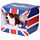 Ceramic Salt & Pepper Set - Queen & Corgi