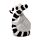 Ceramic Salt & Pepper Set - Lemur