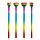 Pencil & Eraser Topper - Rainbow Heart