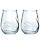 Skeleton Hand Set of 2 Glass Tumblers