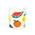 Glass Tumbler Set of 2 250ml - Summer Fruits