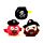 Queasy Squeezies Fidget Toy - Jolly Rogers Pirate