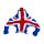 Stretchy Stress Fidget Toy - Union Jack Gorilla 9.5cm