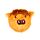 High Bounce Plush Ball Toy - Hairy Coos Highland Coo