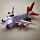 Kids Friction Light & Sound Action Toy - Jumbo Jet Aeroplane