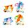 Kids Friction Action Toy - Bursting Aeroplane