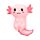 Stretchy Squeezy Fidget Toy - Axolotl