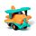 Kids Bioplastic Push Along Toy - Aeroplane