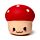 Stretchy Squeezy Fidget Toy - Mushroom
