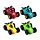 Kids Friction Light & Sound Action Toy - Lizard Race Car