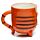 Novelty Upside Down Ceramic Mug - Adoramals Tiger