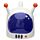 Novelty Upside Down Ceramic Mug - Space Cadet Astronaut