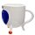Novelty Upside Down Ceramic Mug - Space Cadet Astronaut
